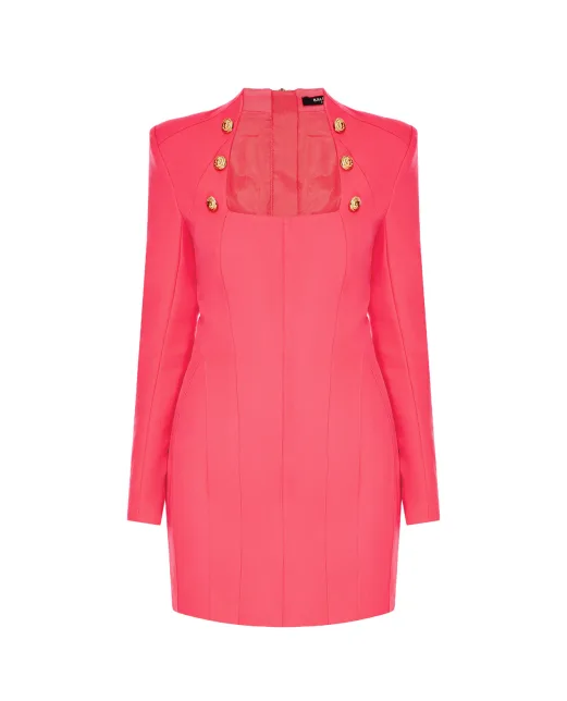 Balmain Вовняна сукня - Артикул: YF1R9525WB05