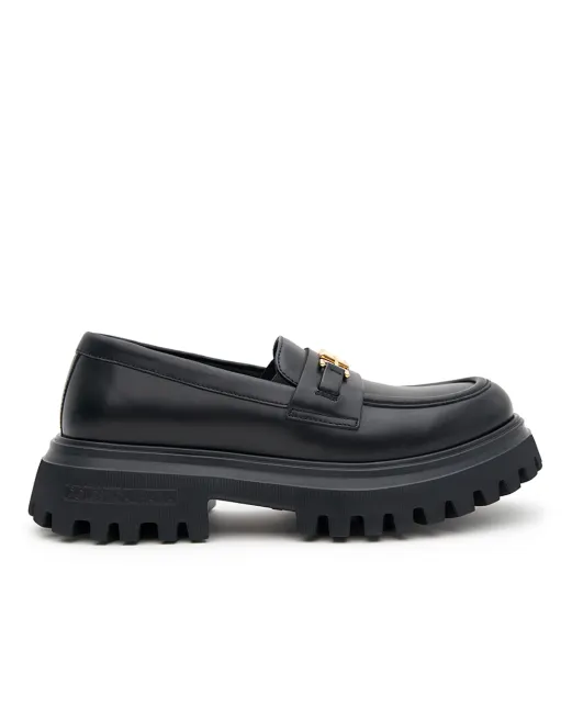 Dolce&Gabbana Детские кожаные лоферы - Артикул: D11351-A1065-L