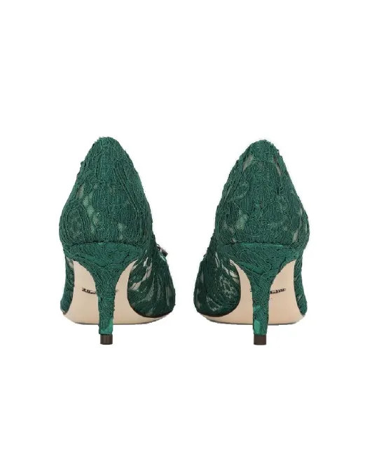 Dolce&Gabbana Мереживні човники Rainbow Lace - Артикул: CD0066-AL198