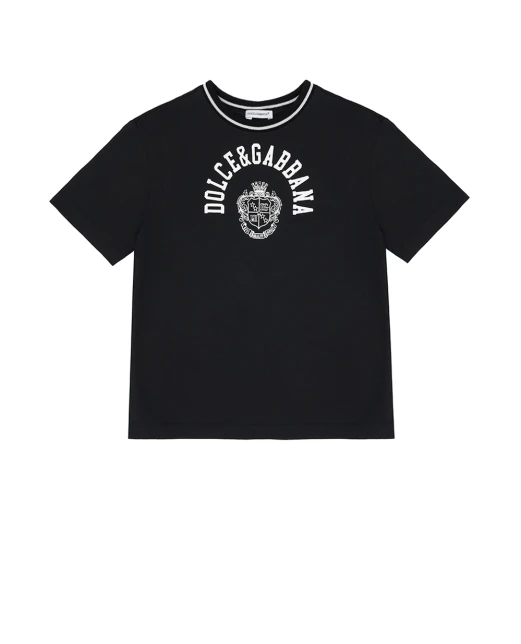 Dolce&Gabbana Детская футболка с принтом - Артикул: L4JTHV-G7PTO-S