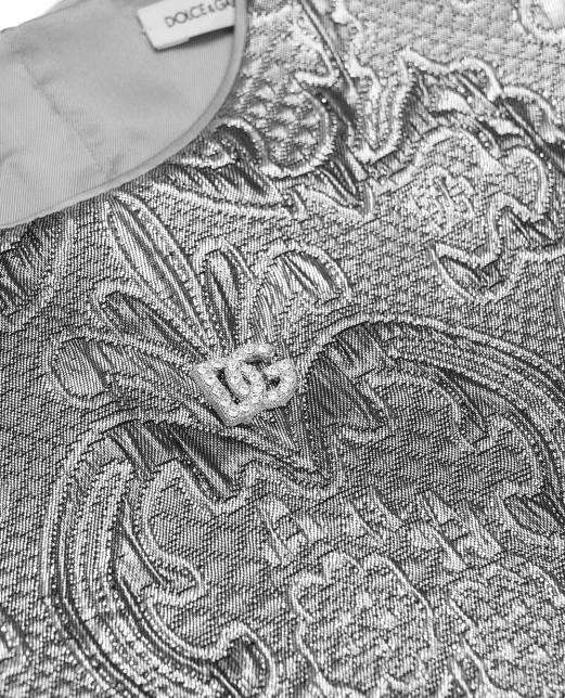 Dolce&Gabbana Детское платье из жаккарда - Артикул: L54DL6-HJMQW-S