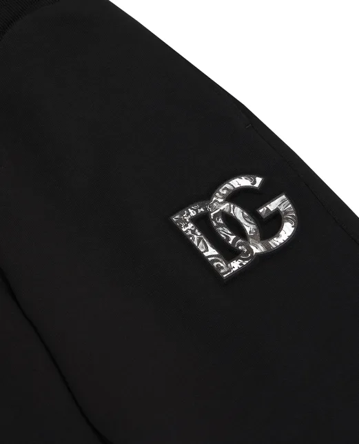 Dolce&Gabbana Детские брюки с принтом логотипа - Артикул: L4JPIG-G7PEM-B