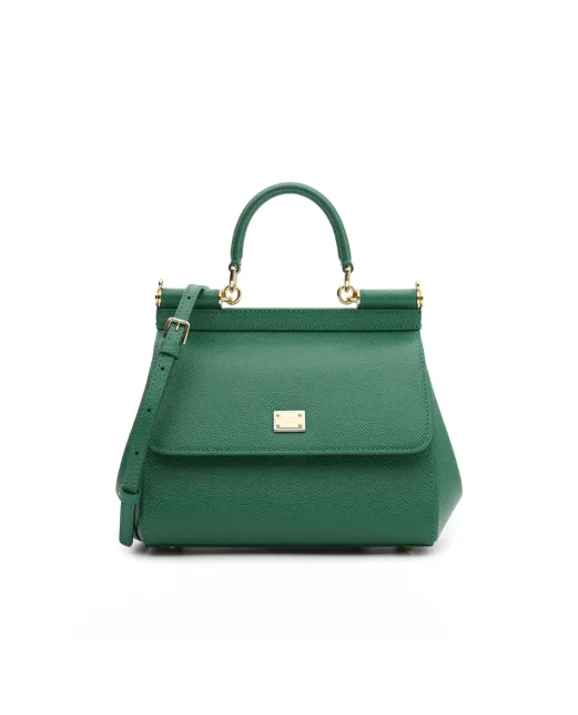 Dolce&Gabbana Сумка Sicily Medium из телячьей кожи - Артикул: BB6003-B1001