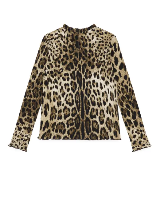 Dolce&Gabbana Детский гольф с леопардовым принтом - Артикул: L5JTQC-HS7Q6-B