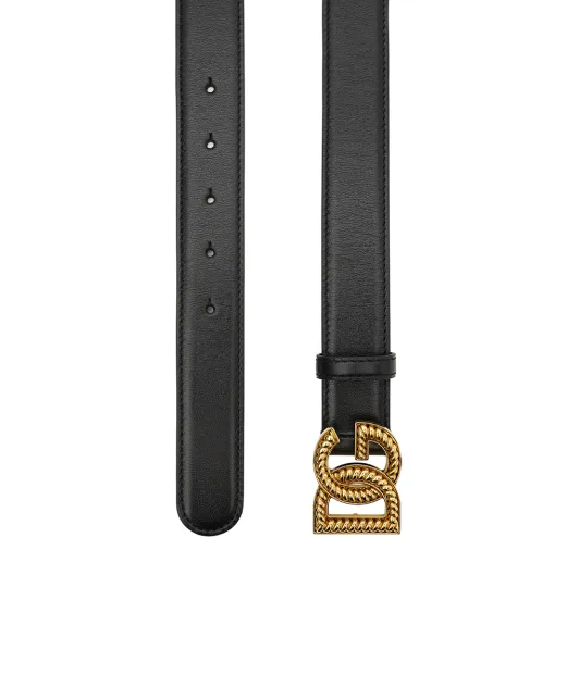 Dolce&Gabbana Ремінь Рlonge зі шкіри - Артикул: BE1663-AV956