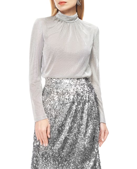 Dolce&Gabbana Топ из трикотажа ламе - Артикул: F7BD6T-HU7WC