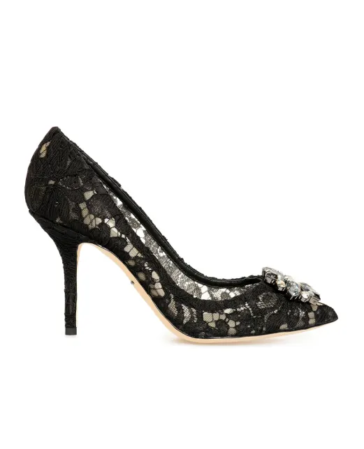 Dolce&Gabbana Мереживні човники Rainbow Lace - Артикул: CD0101-AL198