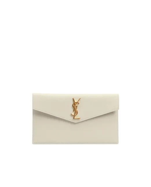 Saint Laurent Шкіряний клатч Uptown - Артикул: 565739-1GF0J