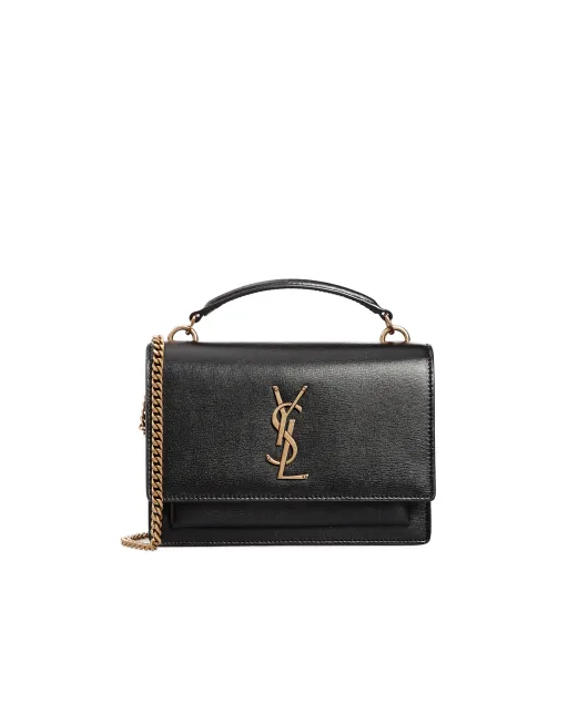 Saint Laurent Шкіряна сумка Sunset Chain Small - Артикул: 533026-D422W