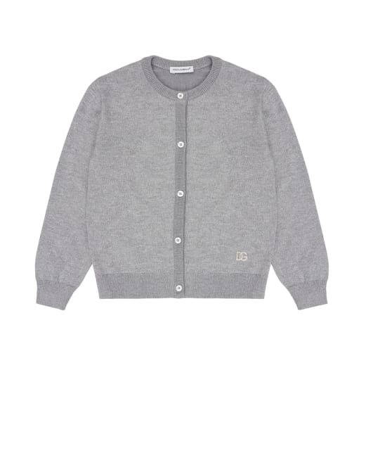 Dolce&Gabbana Детский кардиган из шерсти и вискозы - Артикул: L5KWMJ-JGME6-S