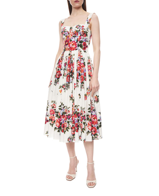 Dolce&Gabbana Сукня з квітковим принтом - Артикул: F6TTGT-HS5UU