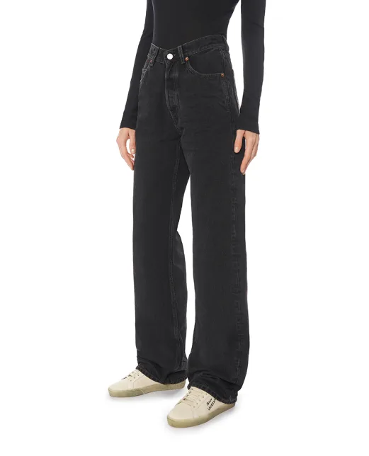 Saint Laurent Джинсы с V-образной талией - Артикул: 834135-Y13MA