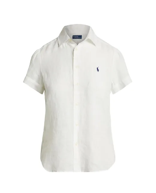 Polo Ralph Lauren Лляна сорочка з коротким рукавом - Артикул: 211973366505