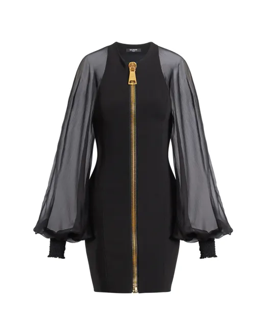Balmain Сукня міні - Артикул: HF1R9461MI60