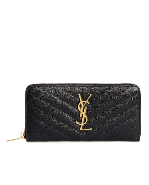 Saint Laurent Шкіряний гаманець Мonogram - Артикул: 358094-BOW01