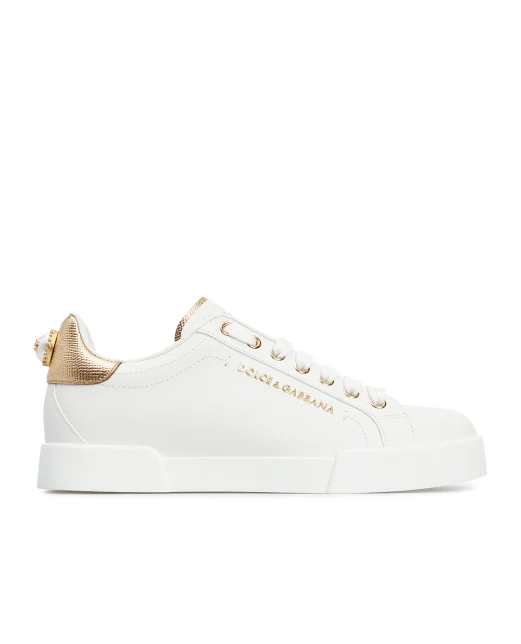 Dolce&Gabbana Кеди Portofino зі шкіри - Артикул: CK1602-AN298