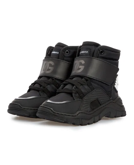 Dolce&Gabbana Детские хайтопы - Артикул: DA0984-AO555-M