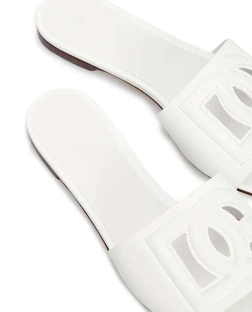 Dolce&Gabbana Кожаные мюли - Артикул: CQ0436-AY329