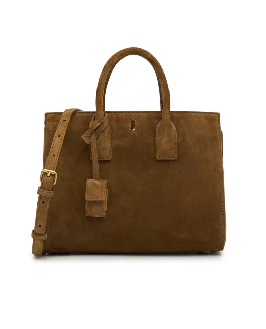 Saint Laurent Сумка SAC DE JOUR small із телячої замші - Артикул: 861231-1U80W