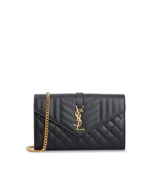 Saint Laurent Шкіряна сумка Envelope Chain Wallet - Артикул: 620280-BOW91
