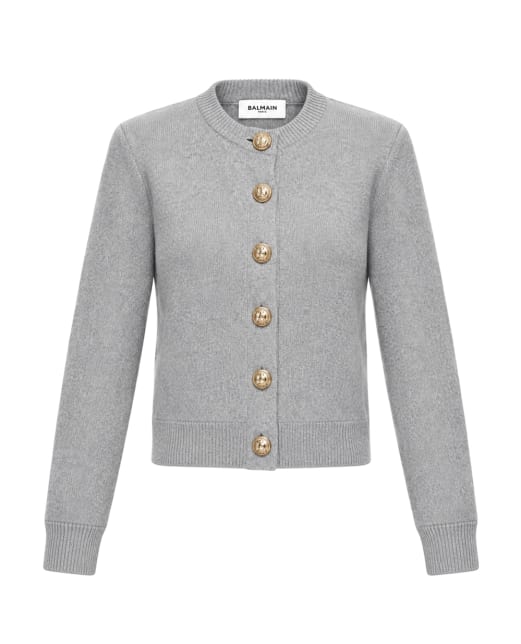 Balmain Кардиган із вовни та кашеміру - Артикул: CA0000000013