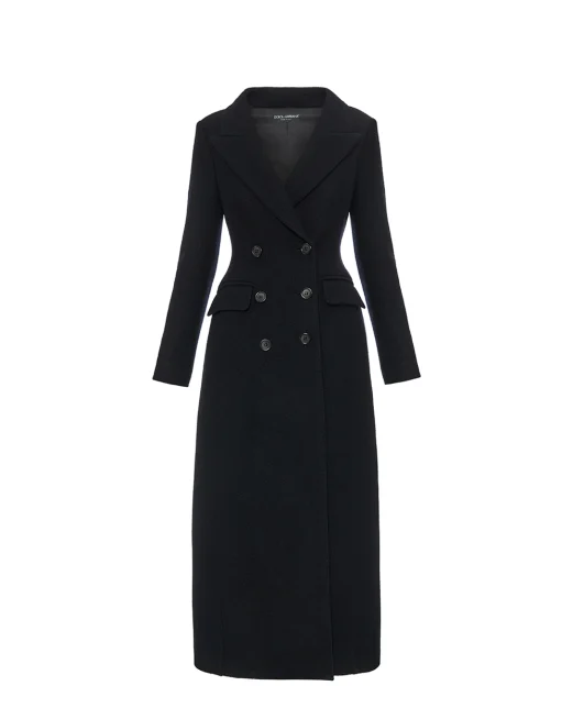 Dolce&Gabbana Пальто двобортне з вовни - Артикул: F0W5KT-HU2AX