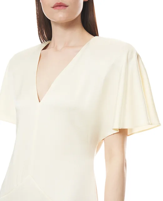 Stella McCartney Платье атласное миди - Артикул: 6A06573FU302
