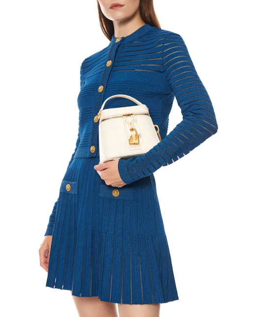 Balmain Сумка Pulse Vanity з овечої шкіри - Артикул: HN1BH004LSW4