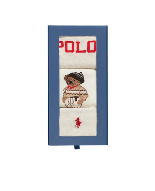 Polo Ralph Lauren Шкарпетки Polo Bear (3 пари) - Артикул: 455982964001