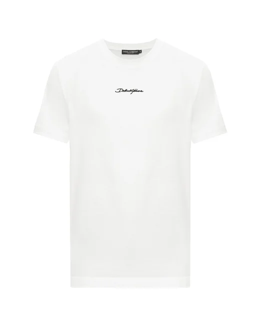 Dolce&Gabbana Футболка с логотипом - Артикул: G8RN8Z-G7NUB
