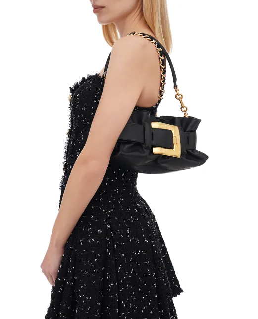 Balmain Шкіряна сумка Anthem Mini - Артикул: EN0AE994LMXL