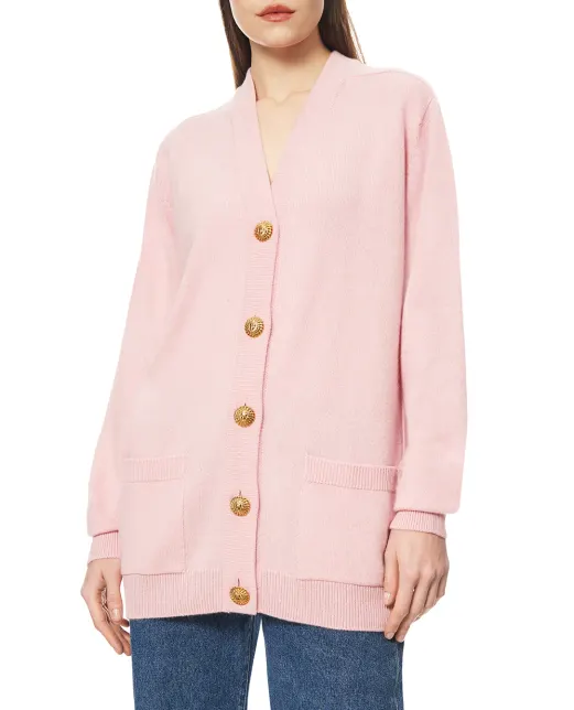 Balmain Кардиган із вовни та кашеміру - Артикул: GF1KO003KI87