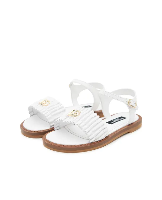 Dolce&Gabbana Дитячі босоніжки зі шкіри ягняти - Артикул: D11372-A1850-M