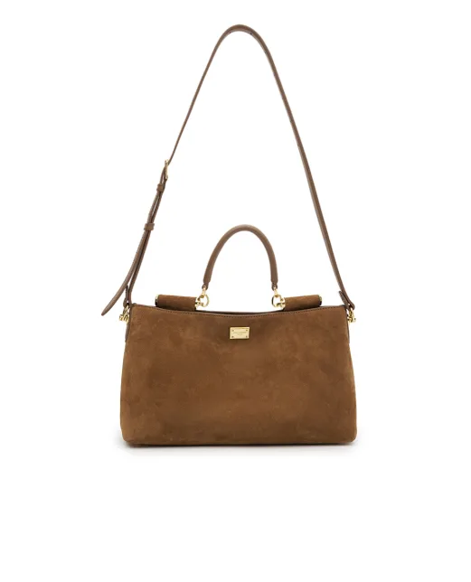 Dolce&Gabbana Сумка Vittoria из телячьей замши - Артикул: BB7896-A0775