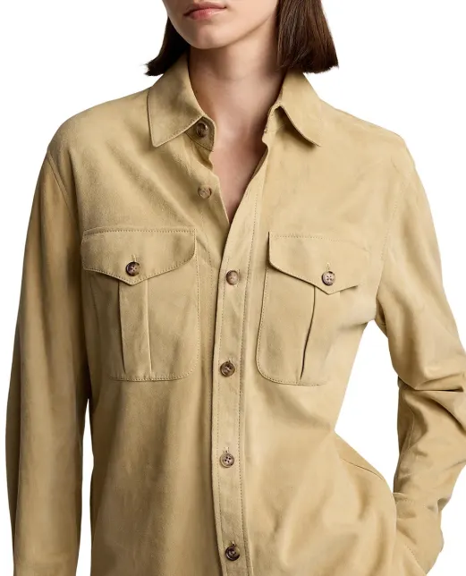 Ralph Lauren Collection Замшевая рубашка - Артикул: 290965603001