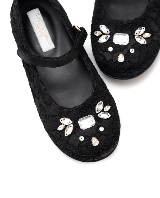 Dolce&Gabbana Детские кожаные балетки - Артикул: D20057-A9158
