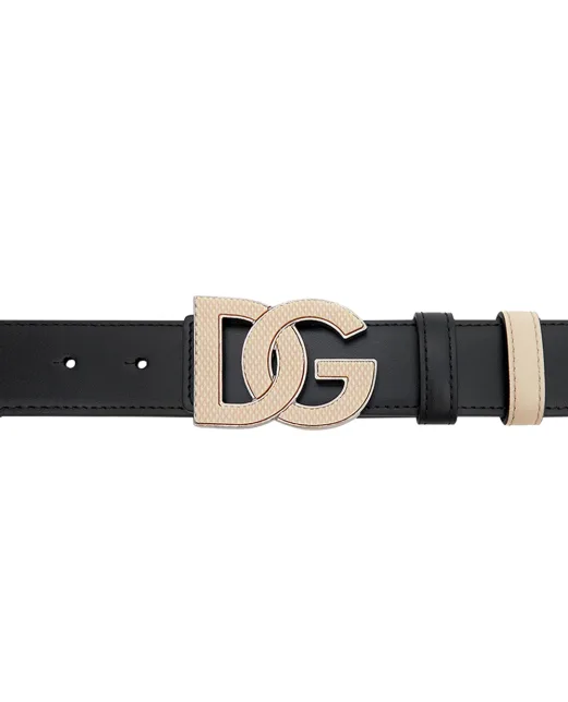Dolce&Gabbana Ремень двусторонний из кожи - Артикул: BC4966-AZ345