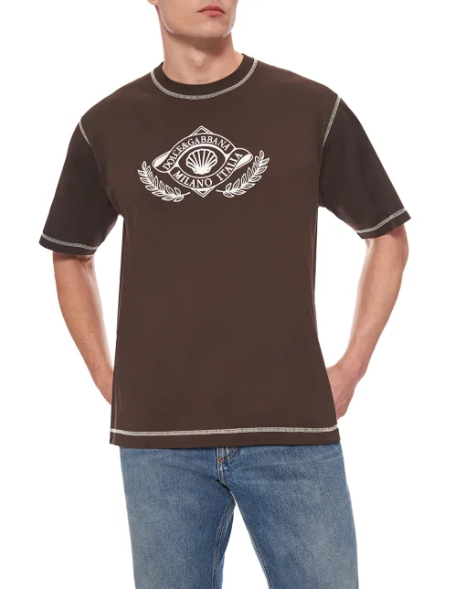 Dolce&Gabbana Футболка с принтом - Артикул: G8PN9T-G7PEC