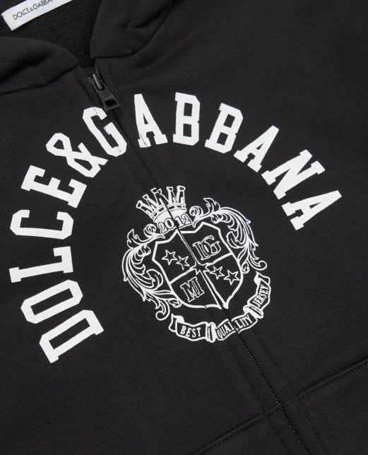 Dolce&Gabbana Детская толстовка с капюшоном (костюм) - Артикул: L4JWKL-G7PTH-B