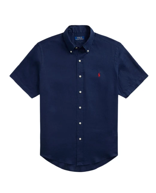 Polo Ralph Lauren Сорочка з коротким рукавом з льону - Артикул: 710968912001