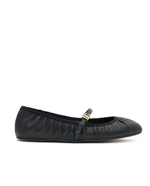 Dolce&Gabbana Шкіряні балетки Vally - Артикул: CB0257-AD137