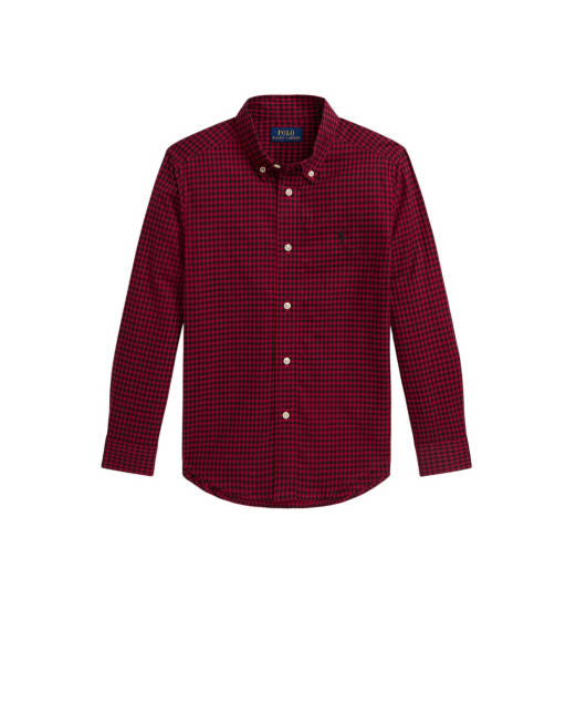 Polo Ralph Lauren Дитяча сорочка з бавовняної саржі в клітку - Артикул: 322980977001