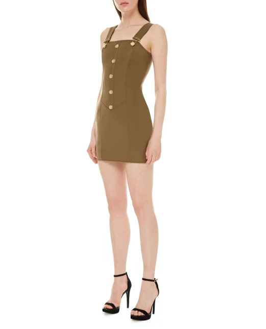 Balmain Вовняна сукня - Артикул: XF1R5390WB05