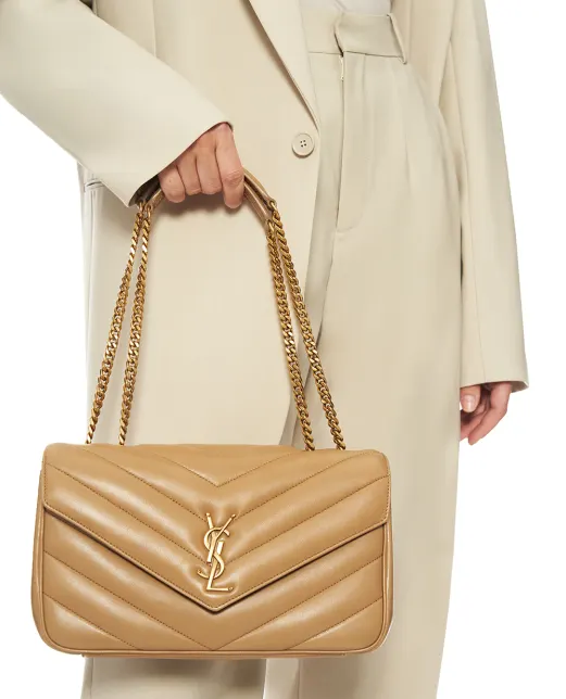 Saint Laurent Сумка зі шкіри Loulou Medium - Артикул: 801439-AAEAX