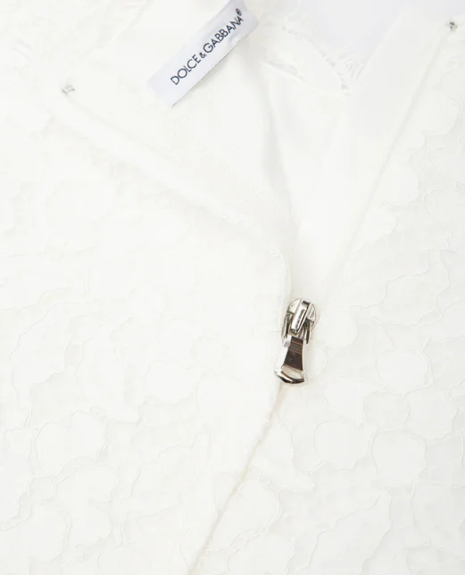 Dolce&Gabbana Детское кружевное платье - Артикул: L59D66-G7TQD-B