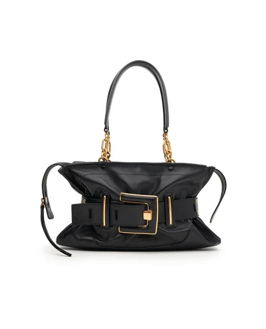 Balmain Сумка Anthem із телячої шкіри - Артикул: GN0DB035LARE