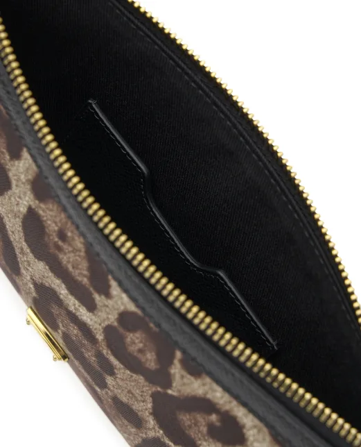 Dolce&Gabbana Визитница в леопардовом принте - Артикул: BI3436-A0007