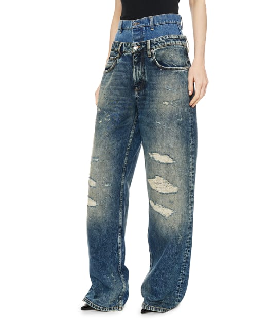 Dolce&Gabbana Джинсы с двойной талией - Артикул: FTDGSD-G8OH5