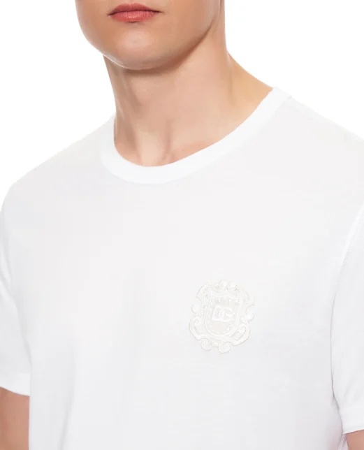 Dolce&Gabbana Футболка з логотипом - Артикул: G8TQ8Z-G7QNN