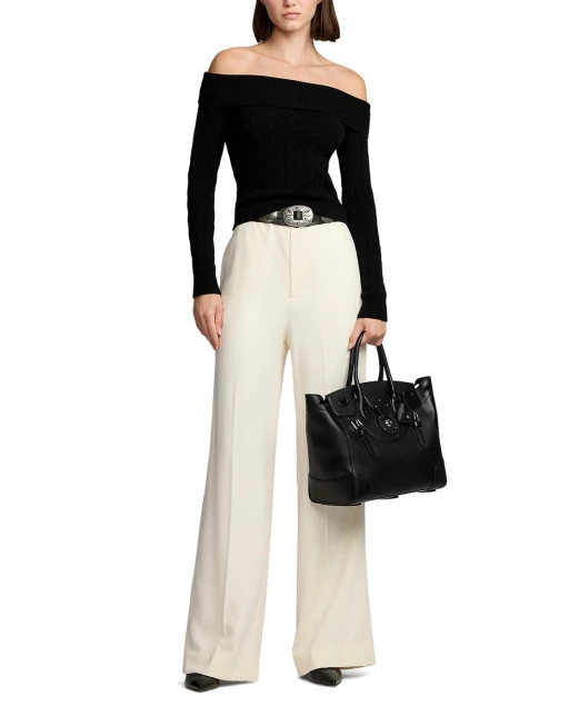 Ralph Lauren Collection Сумка Ricky 33 из телячьей кожи - Артикул: 435189535001